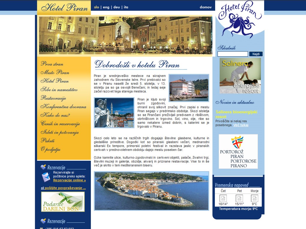 Prenovljeni Hoteli Piran